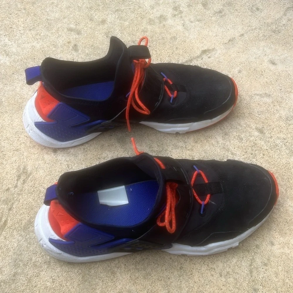Nike Air Huarache Premium Drift Black Rush Violet Men's Sneakers Size 10.5